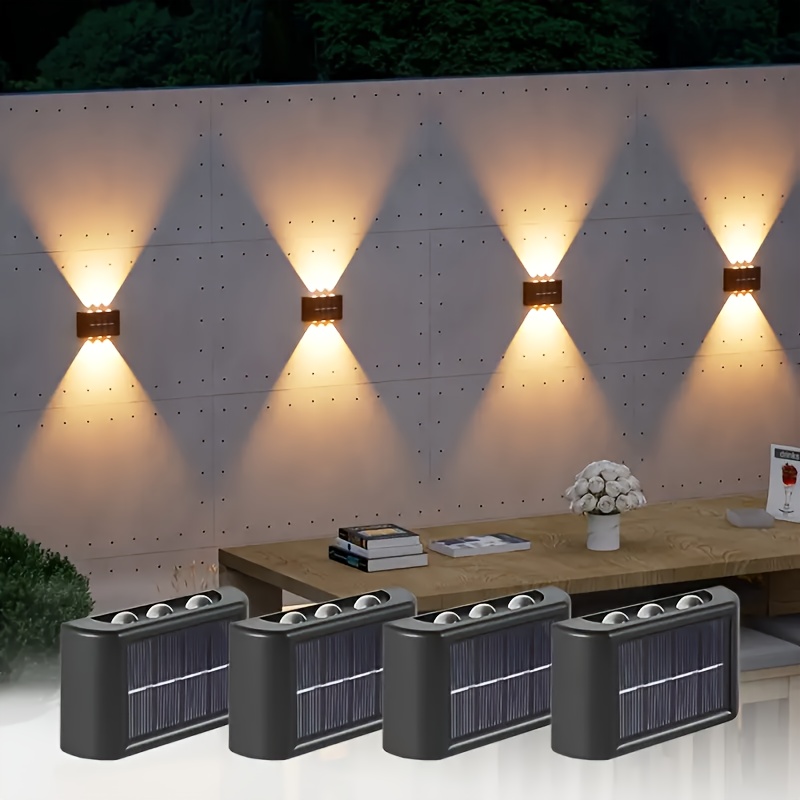 Outdoor Power Supply - LED Solarlamp Buiten Waterdicht Solar Wandlamp