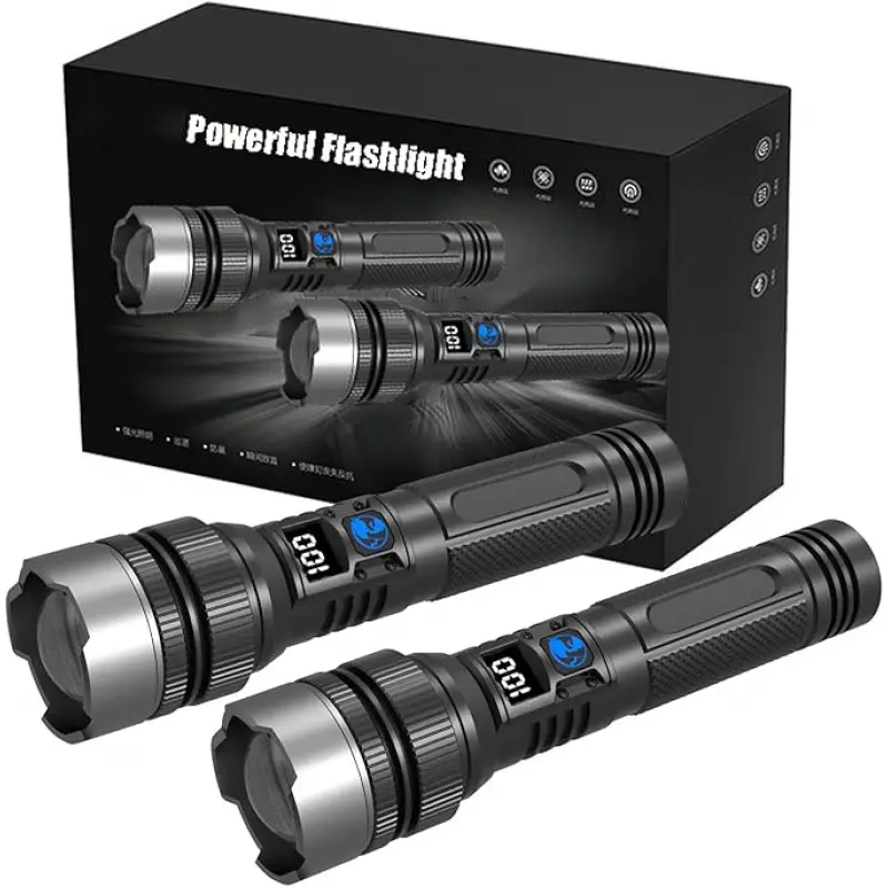 Outdoor Power Works - Ultraheldere oplaadbare zaklamp, compacte en lichtgewicht