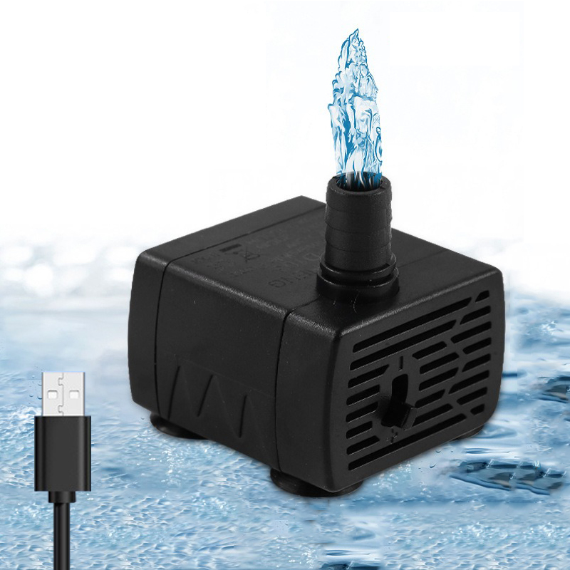 Water Pump Submersible - Ultrastille USB Aquarium Fish Tank Filtratie