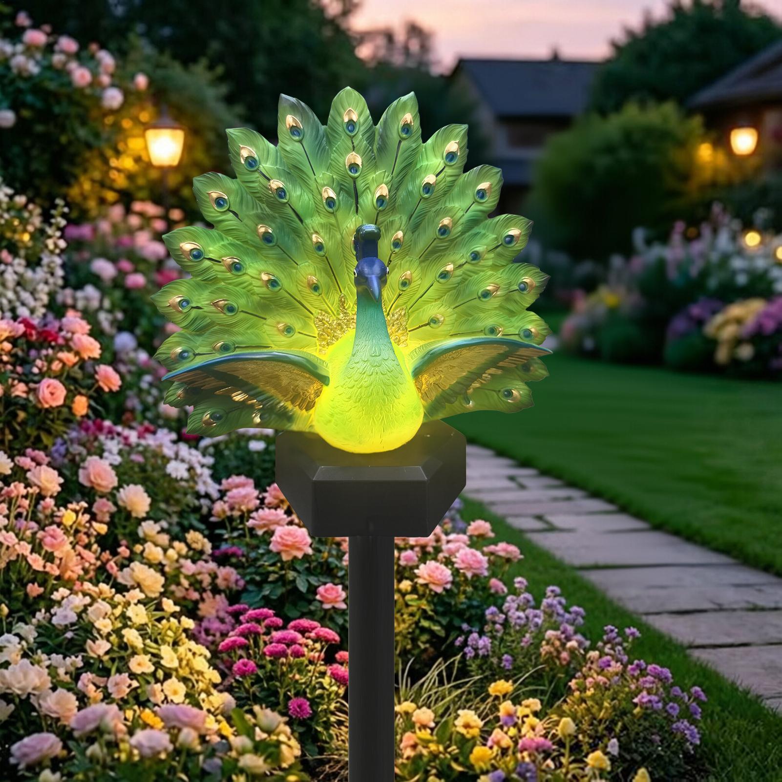 Outdoor Yard Power Stake - Solar Bird Yard Decorations Waterdichte decoratieve