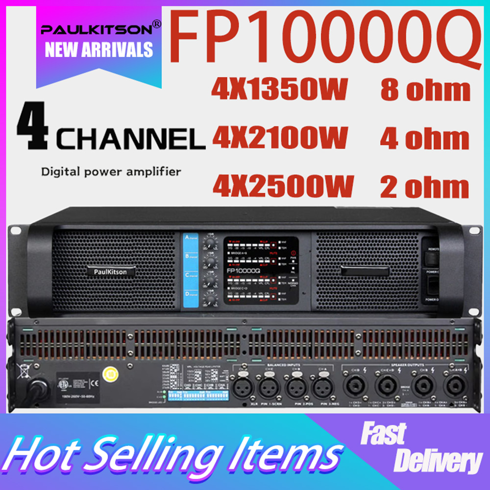 Outdoor Power Amplifier - Paulkitson FP10000q 2500W 4 Kanaals Professionele