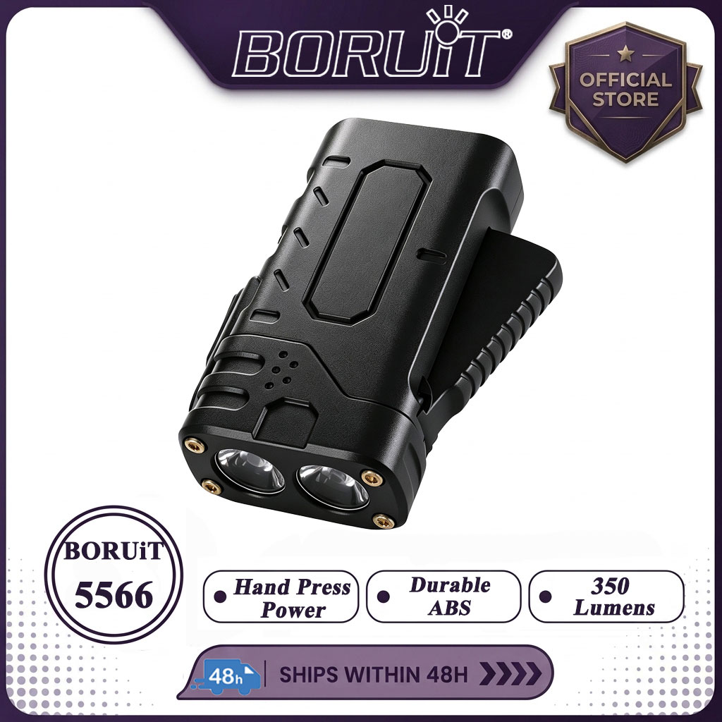 Outdoor Power Supply - BORUIiT Handkruk EDC LED-zaklamp Type-C Oplaadbare