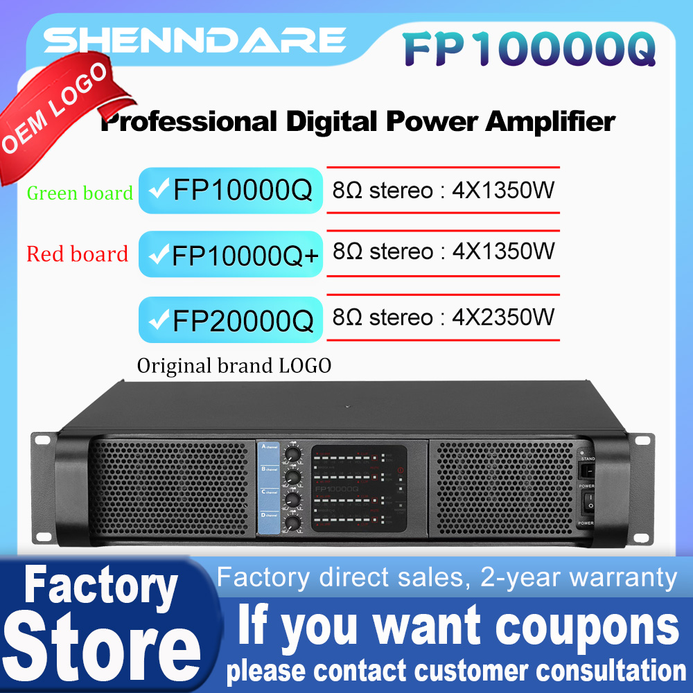 Outdoor Power Amplifier - FP10000Q Audio Eindversterker 4 Kanalen 4x1350W