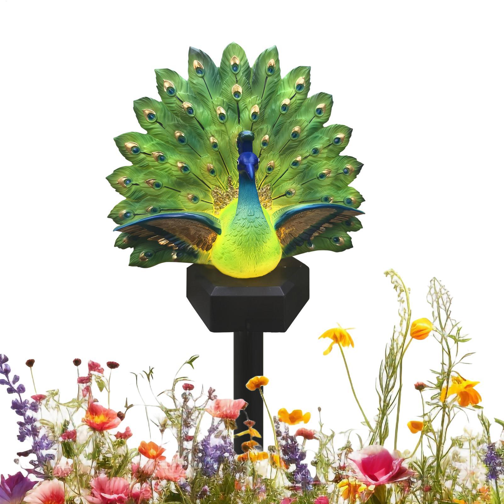 Op zonne-energie werkende voge - Outdoor Yard Power Stake recensie en prijs