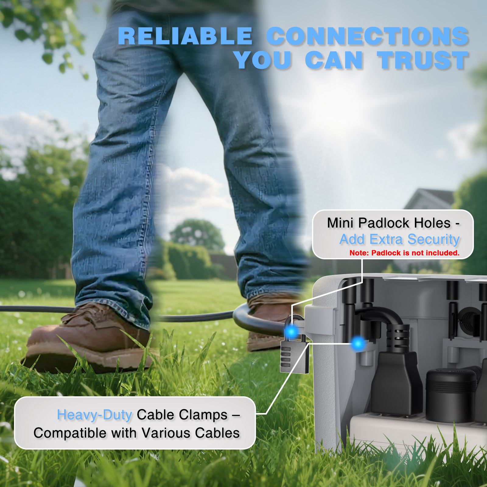 Weerbestendige buiten elektris - Outdoor Power Strip With Cover recensie en prijs