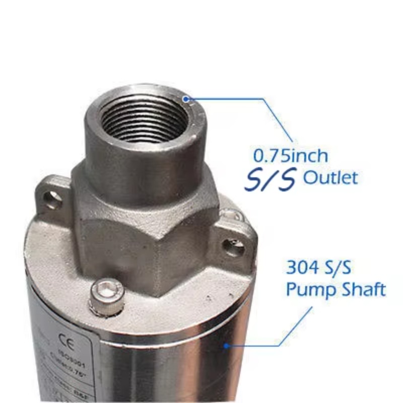DC hogedruk 48V 120m diepe put - Water Pump Submersible recensie en prijs