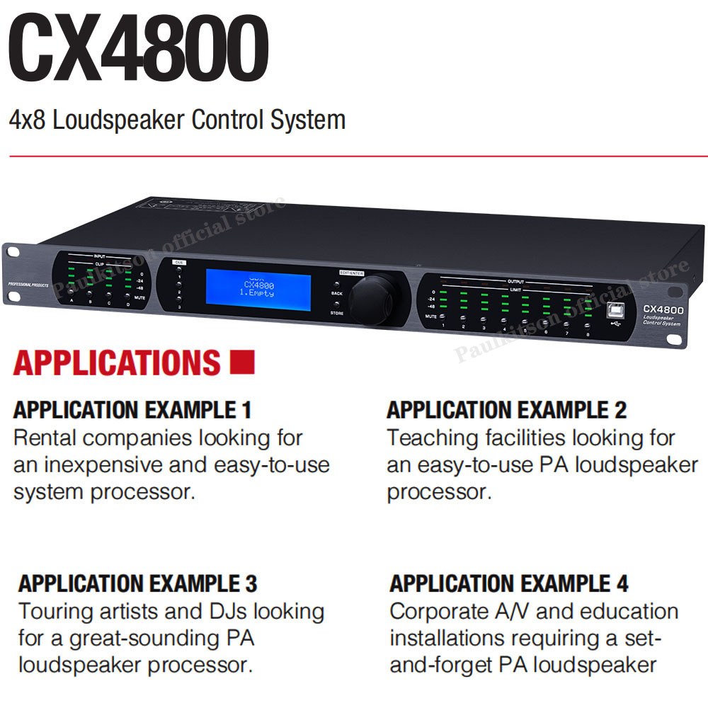 PaulKitson CX4800 Professionel - Outdoor Power Amplifier recensie en prijs
