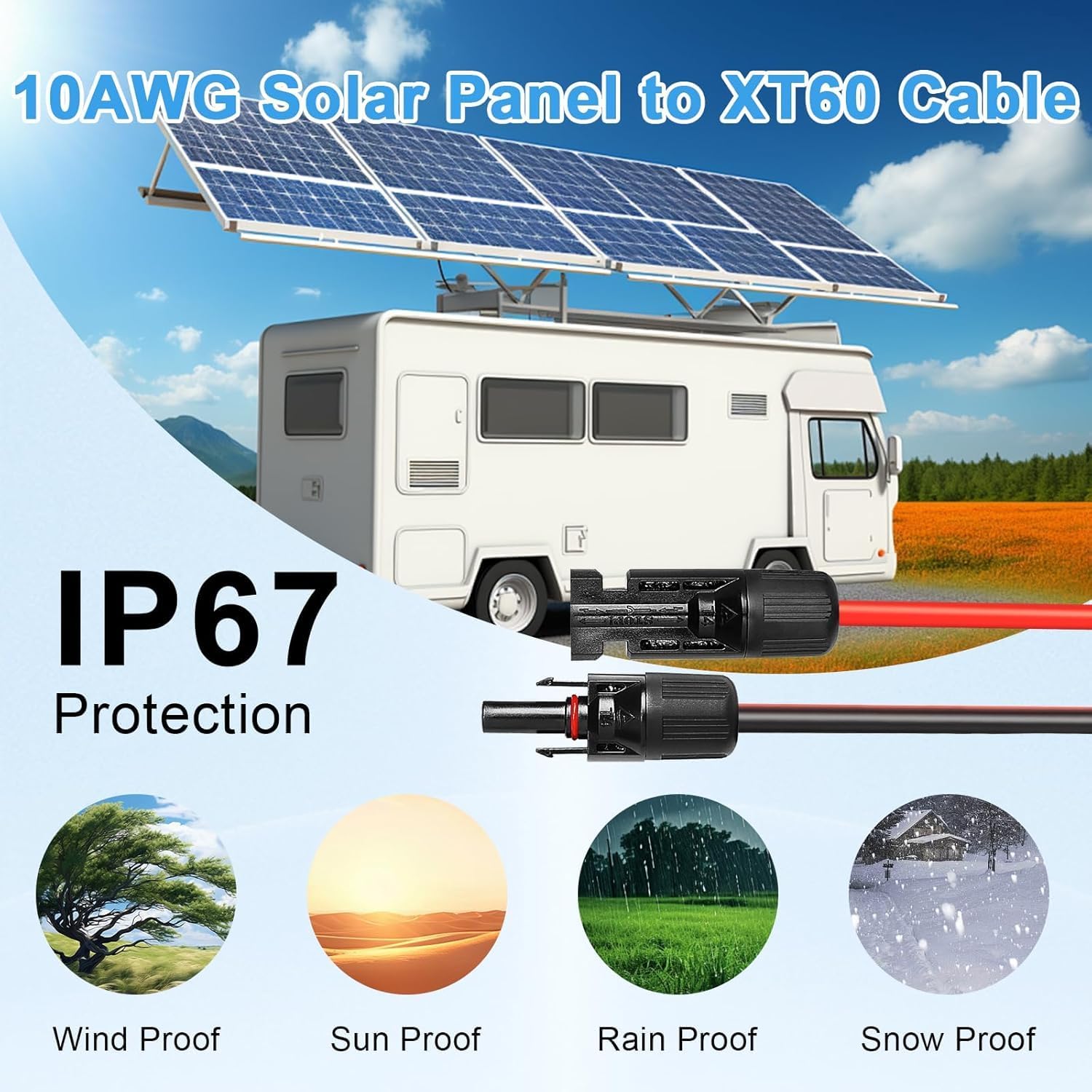 Solarconnector naar XT60-kabel - Panel Power Outdoor recensie en prijs