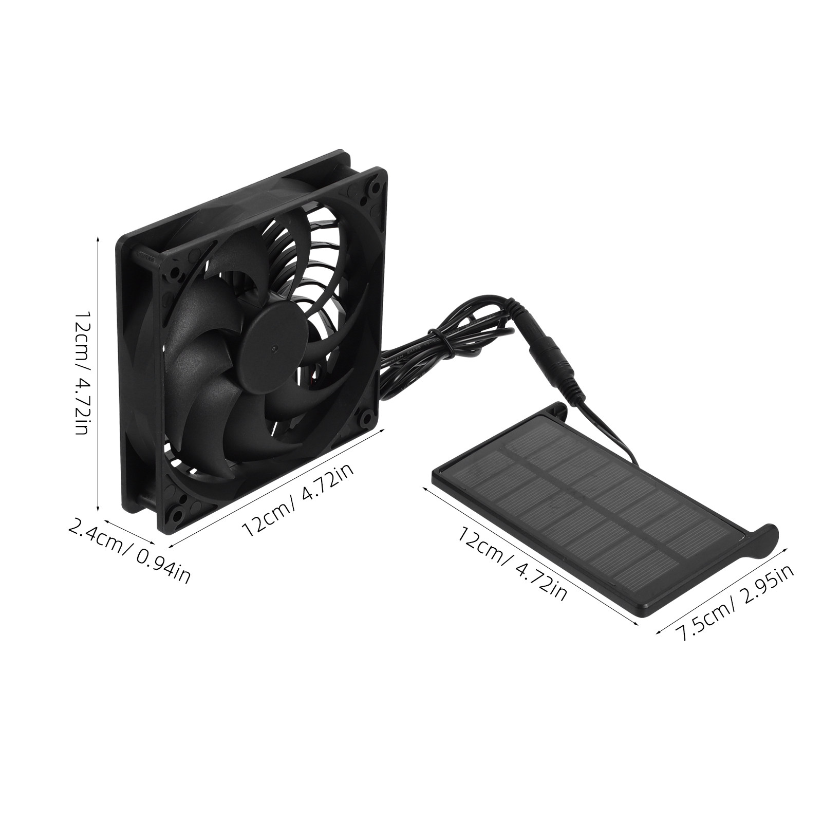 Zonneventilator 3W, op zonne-e - Panel Power Outdoor recensie en prijs
