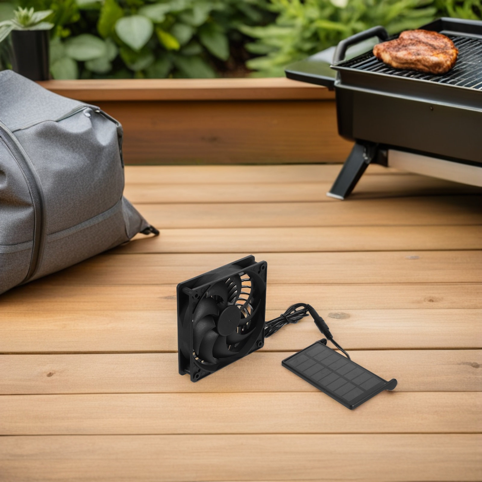 Zonneventilator 3W, op zonne-e - Panel Power Outdoor recensie en prijs