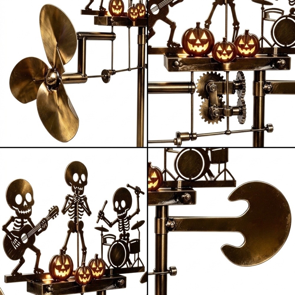 1 stuk Halloween vintage skele - Outdoor Yard Power Stake recensie en prijs