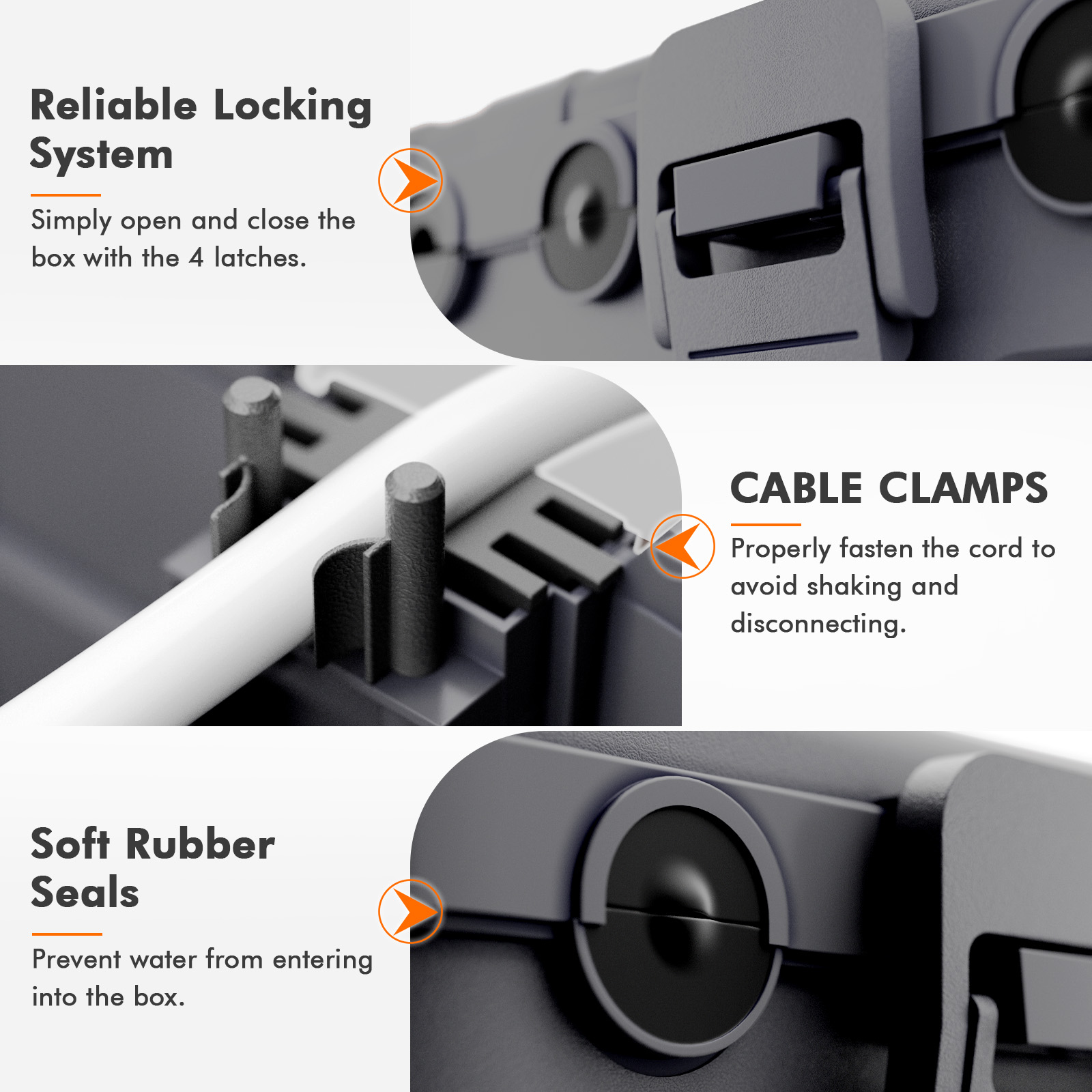 Weerbestendige buiten-aansluit - Outdoor Power Strip With Cover recensie en prijs