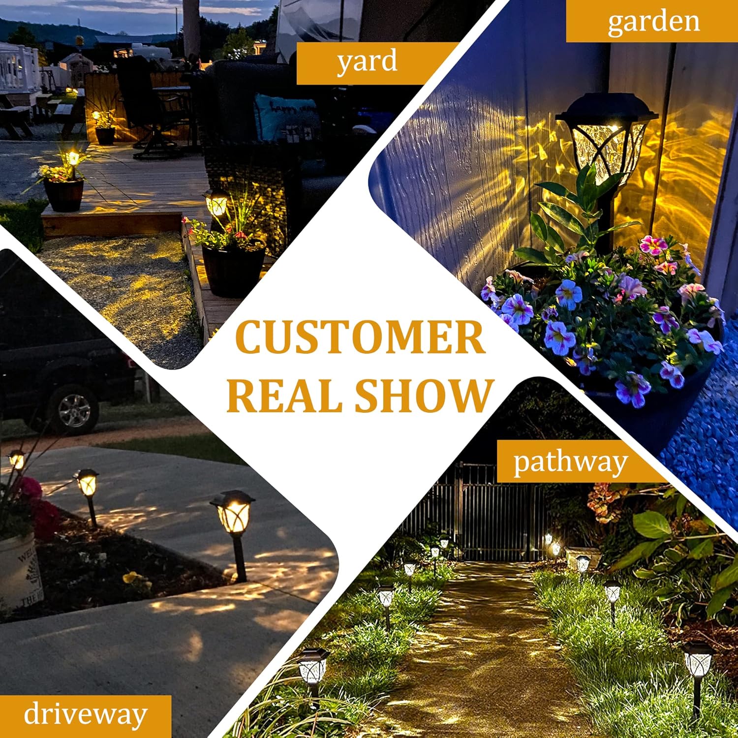 1-8PCS op zonne-energie werken - Outdoor Yard Power Stake recensie en prijs