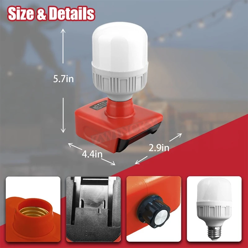 Draagbare werklamp geschikt vo - Outdoor Power Works recensie en prijs