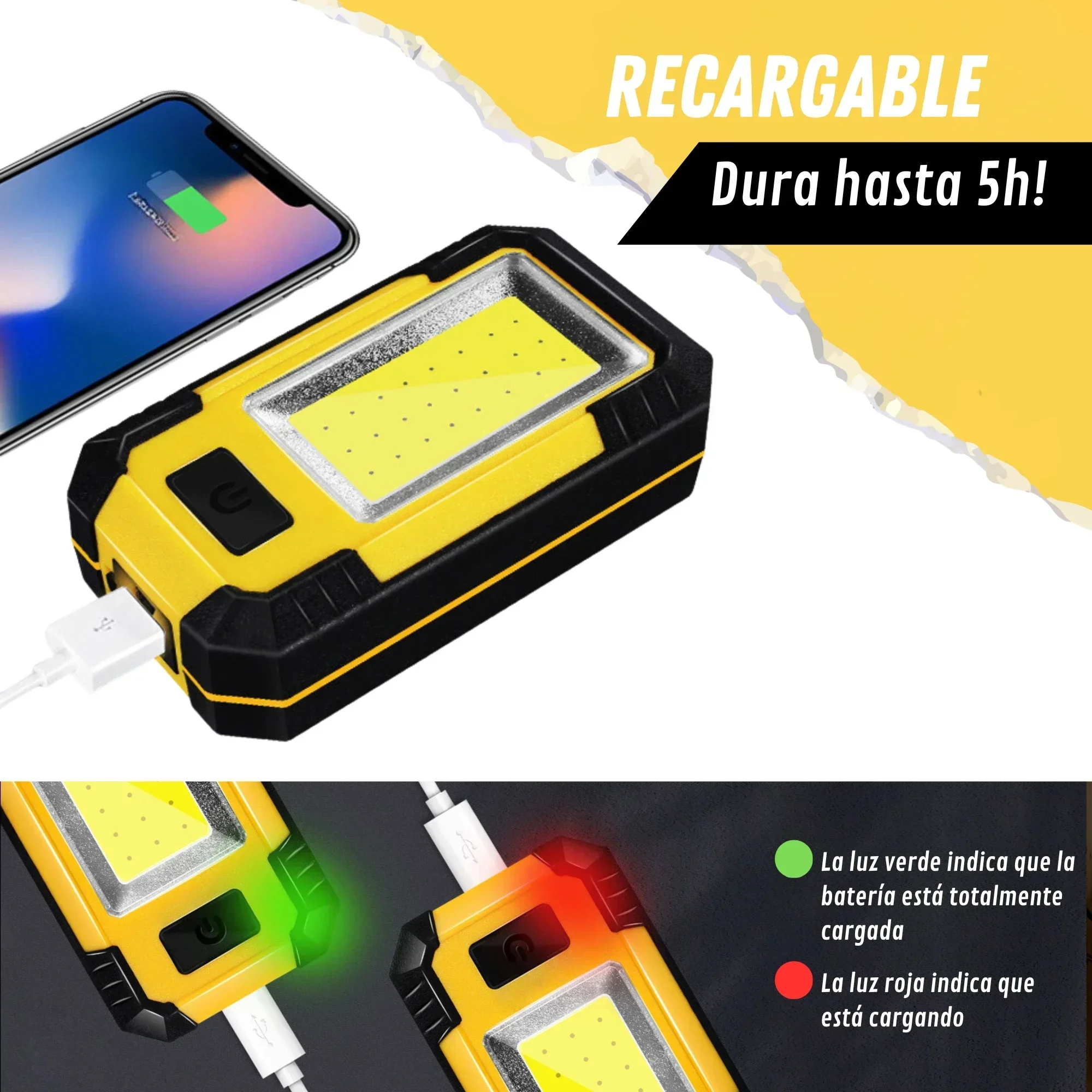 4000Mah Oplaadbare Werklamp 30 - Outdoor Power Works recensie en prijs