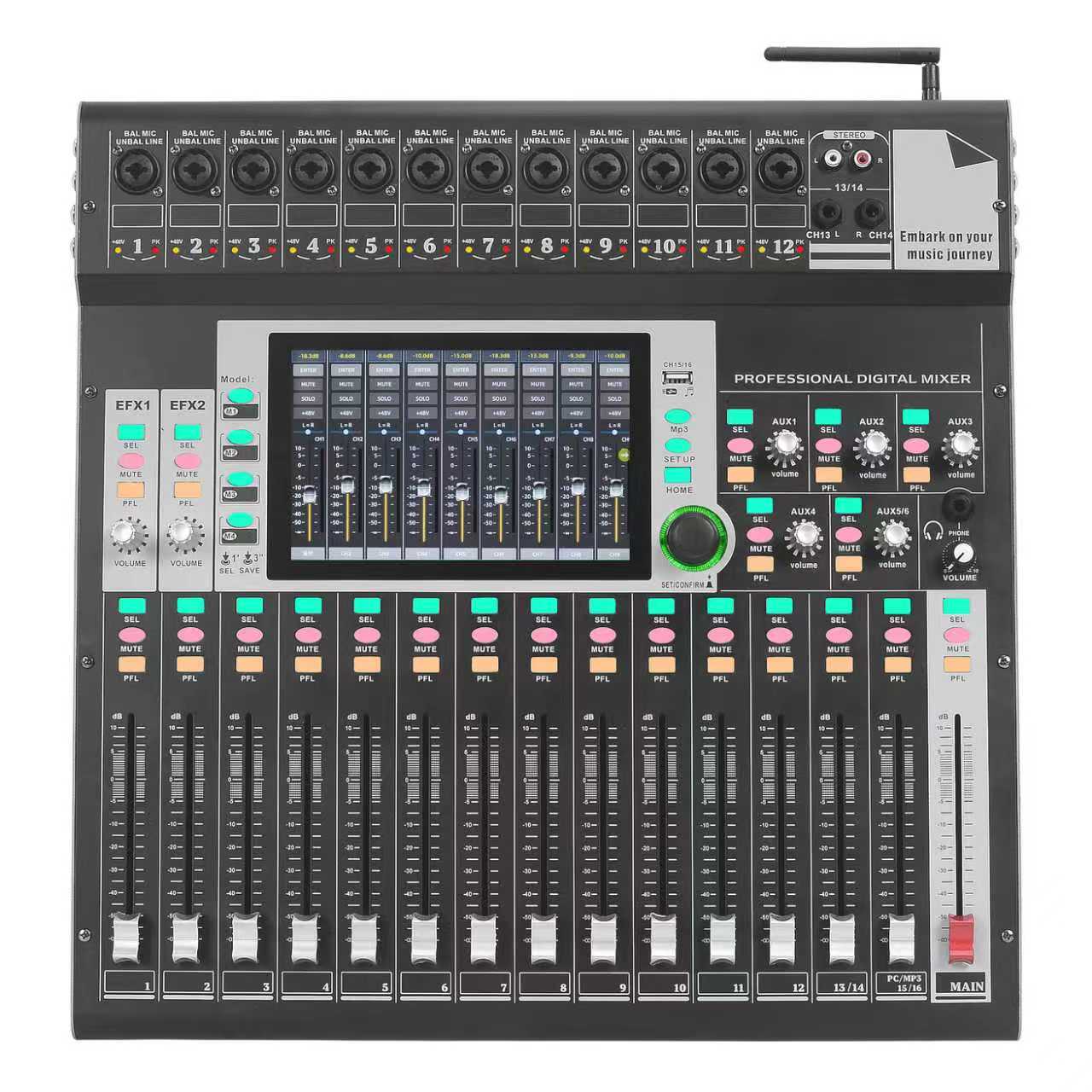 X16 Kanalen Audio Sound Mixer  - Outdoor Power Amplifier recensie en prijs