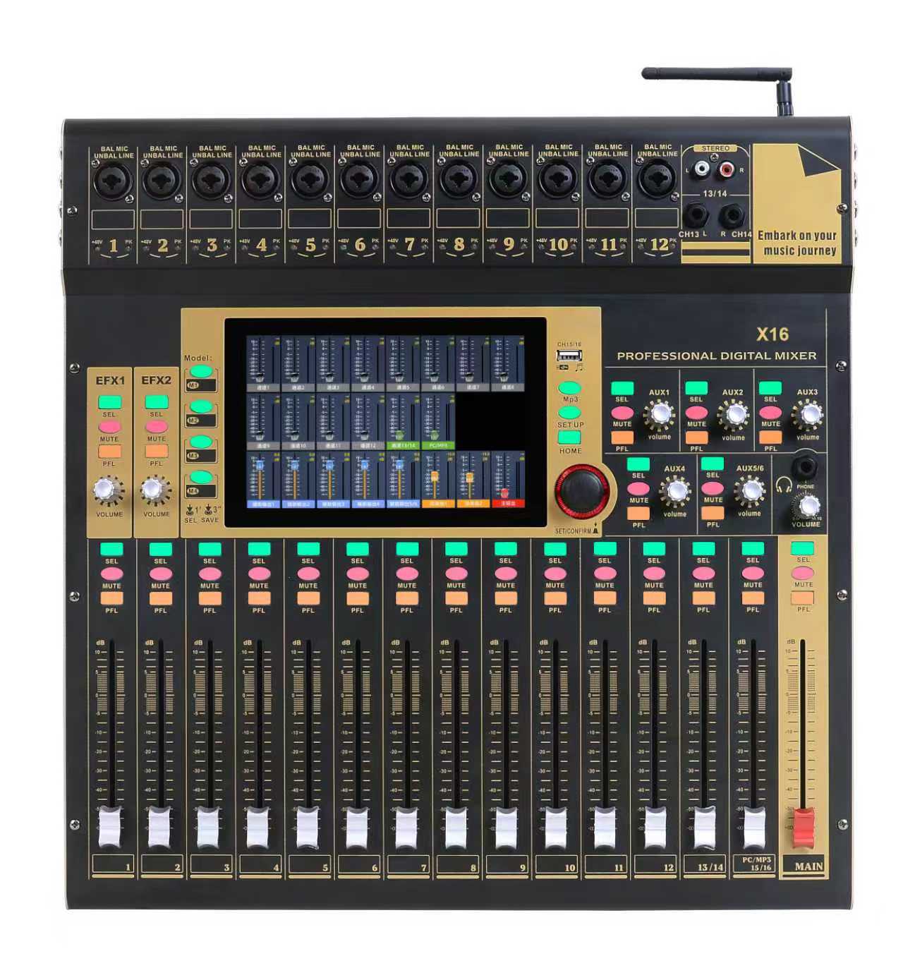 X16 Kanalen Audio Sound Mixer  - Outdoor Power Amplifier recensie en prijs