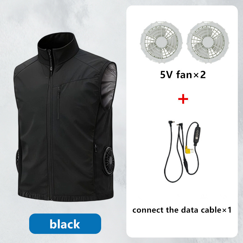 Zomer heren koelvest tegen zon - Outdoor Power Supply recensie en prijs